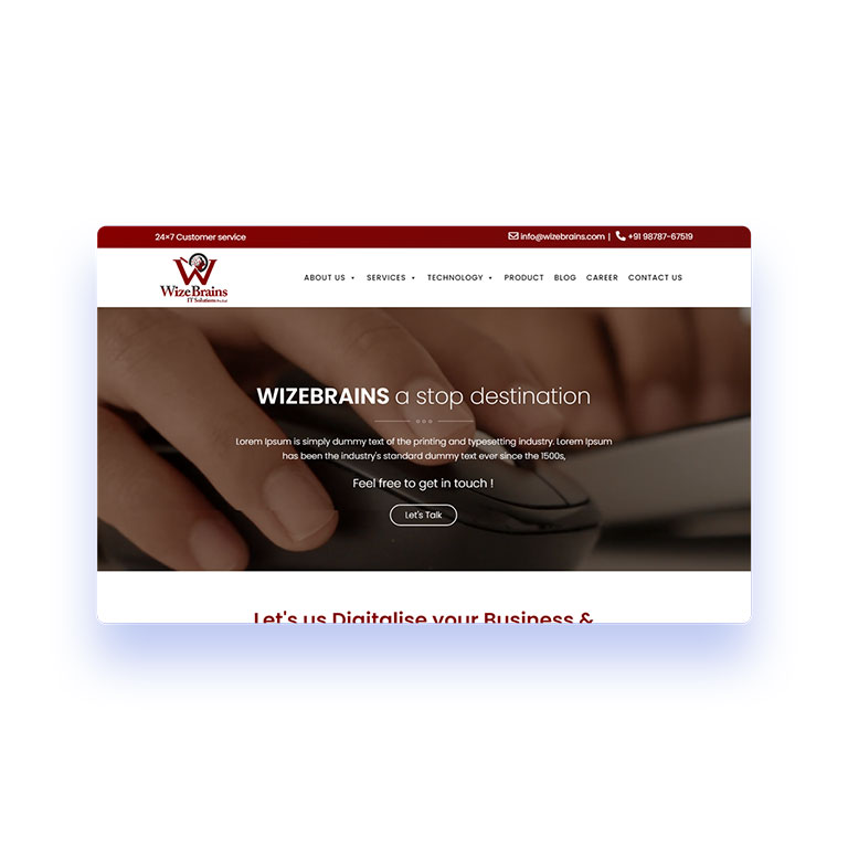 Wizebrains Home page
