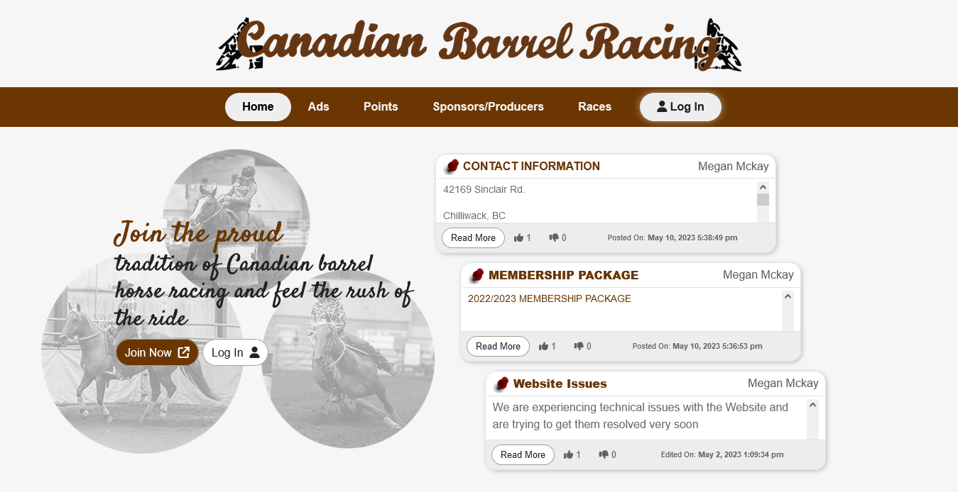 Canadian Barrel Racing