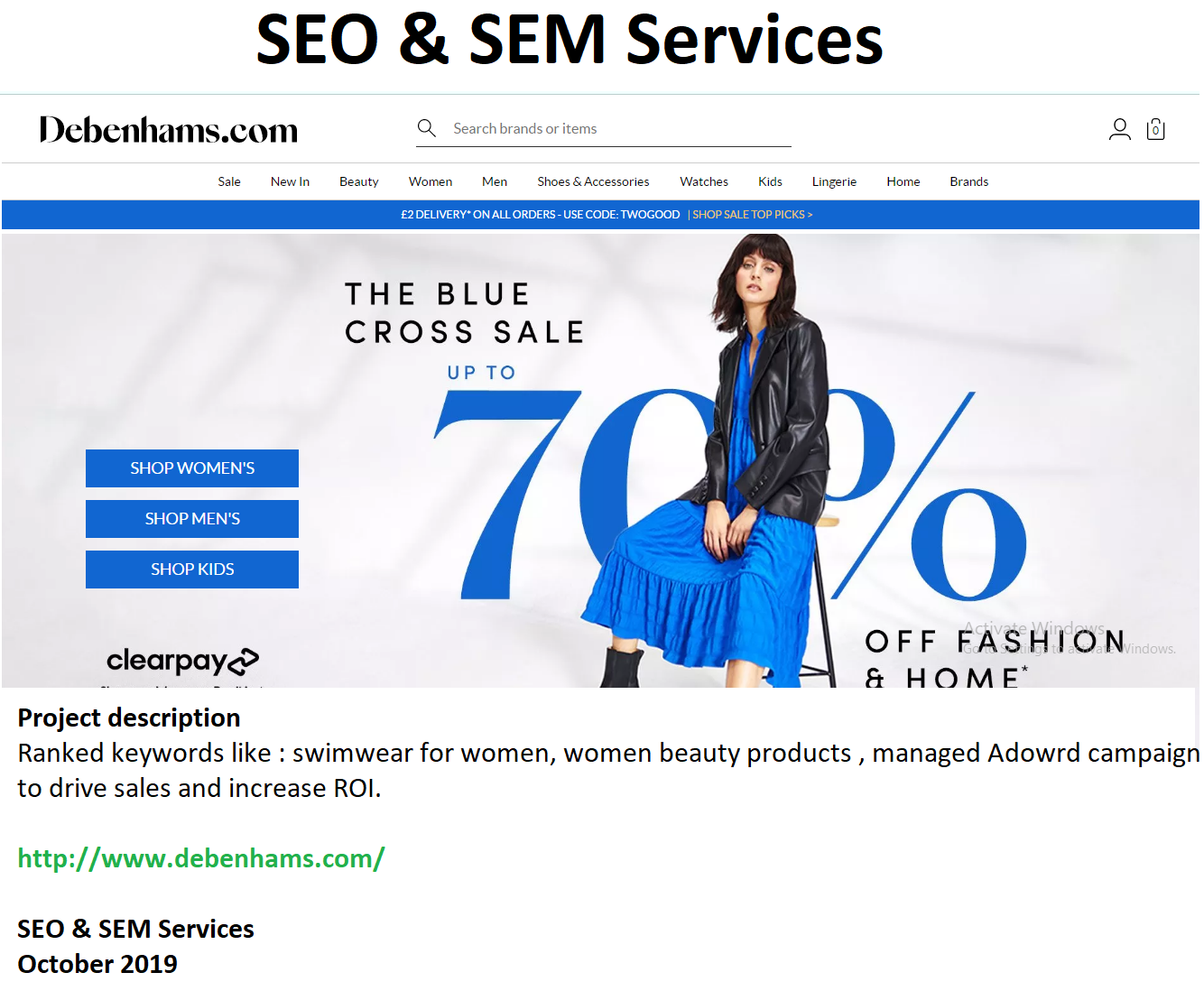 SEO & SEM Services